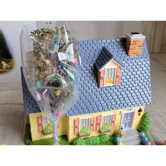 Dept 56 55090 Happy Easter House spring village accessory Accessories - Picture 4 of 12